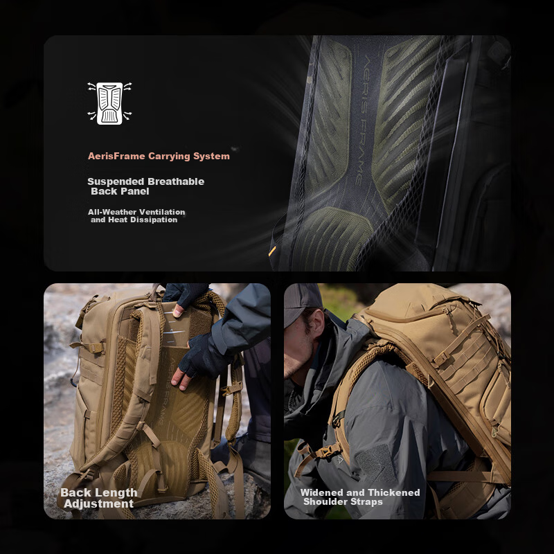 PGYTECH OneMo TAC Camera Backpack Digital Bag Canon Nikon Stabilizer Professional Storage Outdoor Travel DSLR Camera Bag 25L Night Camouflage