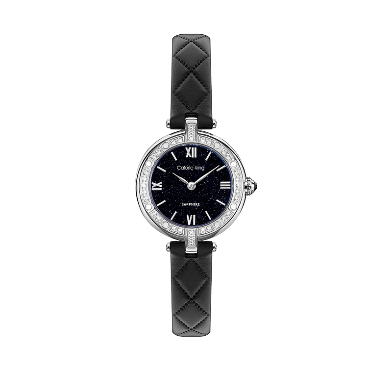 Caloric King Starry Sky Women's Watch High-End Swiss Movement Waterproof Diamond-Studded Quartz Wristwatch for Women