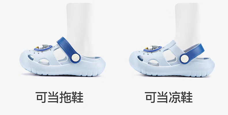 Balabala Kids Slippers Baby Outdoor Beach Shoes Cartoon Girls Soft Sole Hole Shoes Boys Girls Summer Toddler Sandals 6