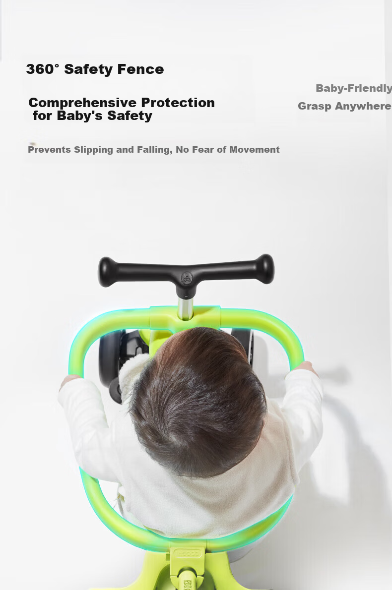 CoolQi 6-in-1 Scooter Baby Ride-on Car Children's Glider Stroller Magic 1-6 Years Universal Wheel CoolQi 15