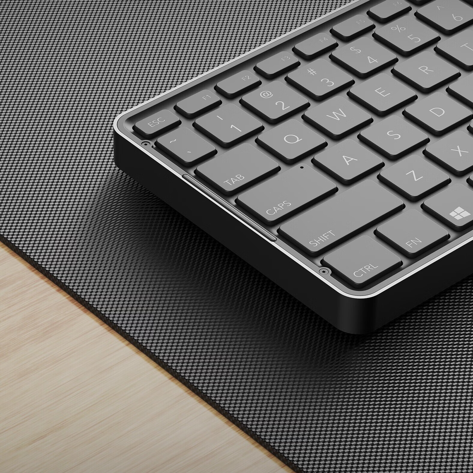 Pocket Compact Multifunctional Desktop Computer Mini PC (AMD R7 16GB 512GB SSD) Full-Size Foldable Keyboard All-in-One Mobile Office Entertainment Device