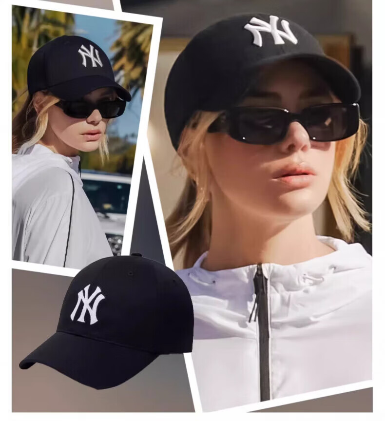MLB Baseball Cap for Men And Women, Couples' Soft Top Cap, Casual Sports Hat for All Seasons, 3ACP6601N-07RDS 17