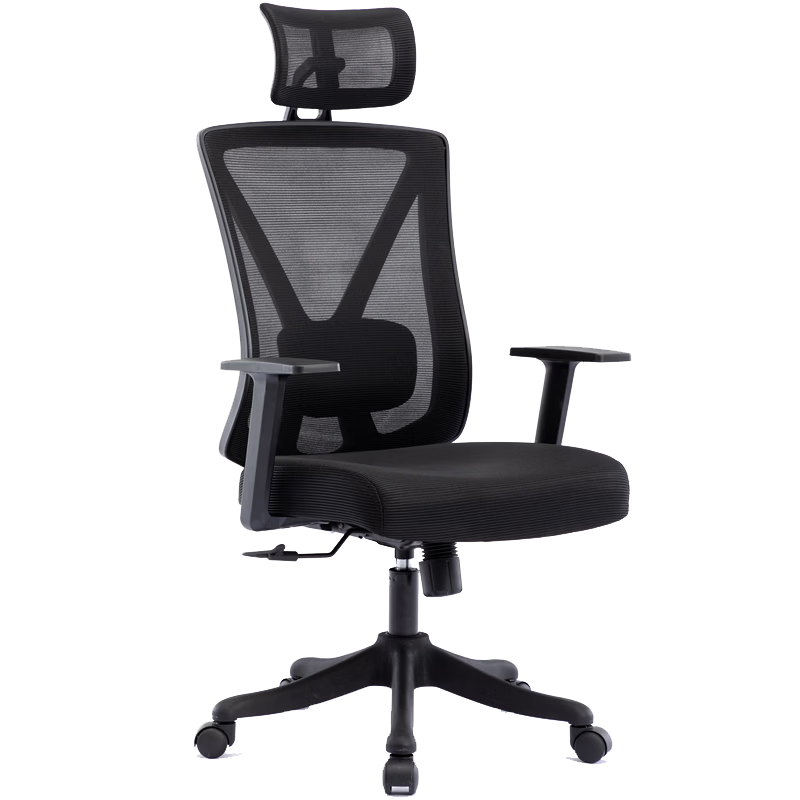BECAUSES Ergonomic Chair, Computer Chair, Home Reclining Office Chair, Comfortable for Long Sitting, Swivel Chair, Gaming Chair - 0615A Black