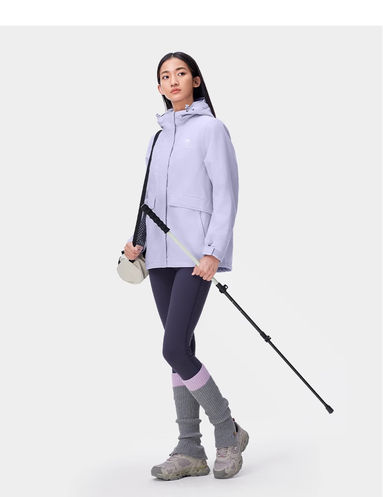 CAMEL Padded Windbreaker Jacket for Men And Women, Hard Shell Coat, Windproof And Waterproof, Tibet Cotton Padded Outerwear, Mountaineering Clothing A14CF04678 29