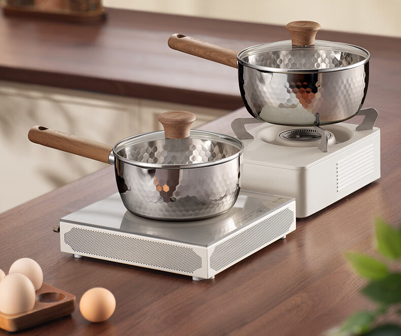 SUPOR Light Enjoy 316L Composite Steel 20cm Snow Pan Small Milk Pot JD Self-operated Stainless Steel Baby Food Pot 19