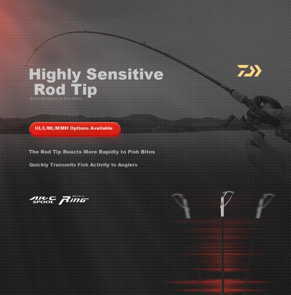 DAIWA CROSSFIRE MX Lightweight Micro Lure Casting Rod Fishing Gear 5