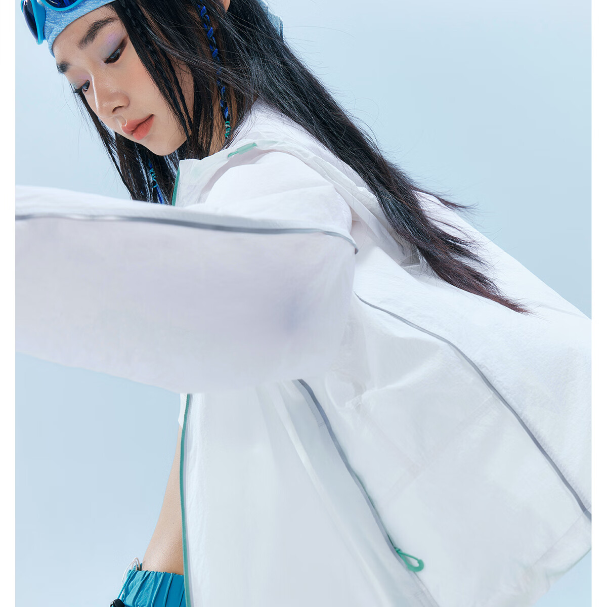 Camel Iceberg Sunscreen Jacket Goddess Edition Short Spring Summer New Outdoor Original Yarn Skin Jacket Women M26BA30013 37