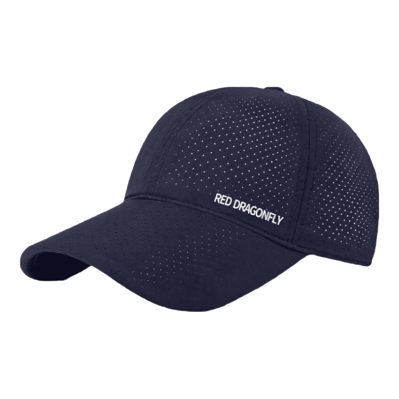 RED DRAGONFLY Sun Protection Hat for Men, Summer Mesh Breathable Baseball Cap, Large Head Circumference Soft Top Visor Hat, Sunshade Hiking Sunhat