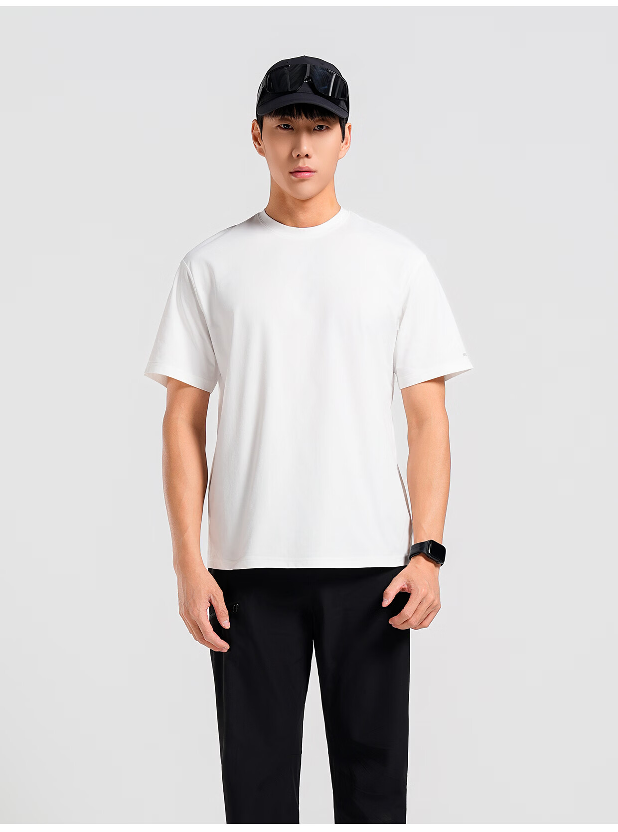 SCALER Men's Outdoor Quick-Dry Cooling UPF50+ Sun Protection Running Sports Breathable Loose Fit Short Sleeve T-Shirt 23