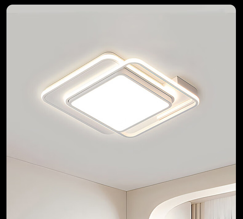AUX American Pure Eye Protection AI Voice Smart Bedroom Ceiling LED Light Nordic Modern Minimalist Main and Secondary Bedroom Study Room 34