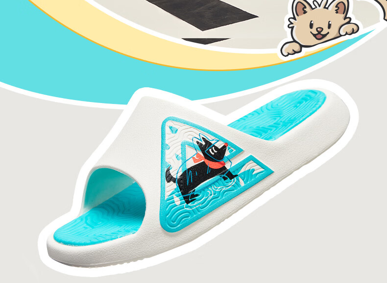 PEAK Taiji [J/P Slipper Lab] Sports Slippers Summer Sandals Thick Sole Soft Elastic Beach Shoes DL2620291 2