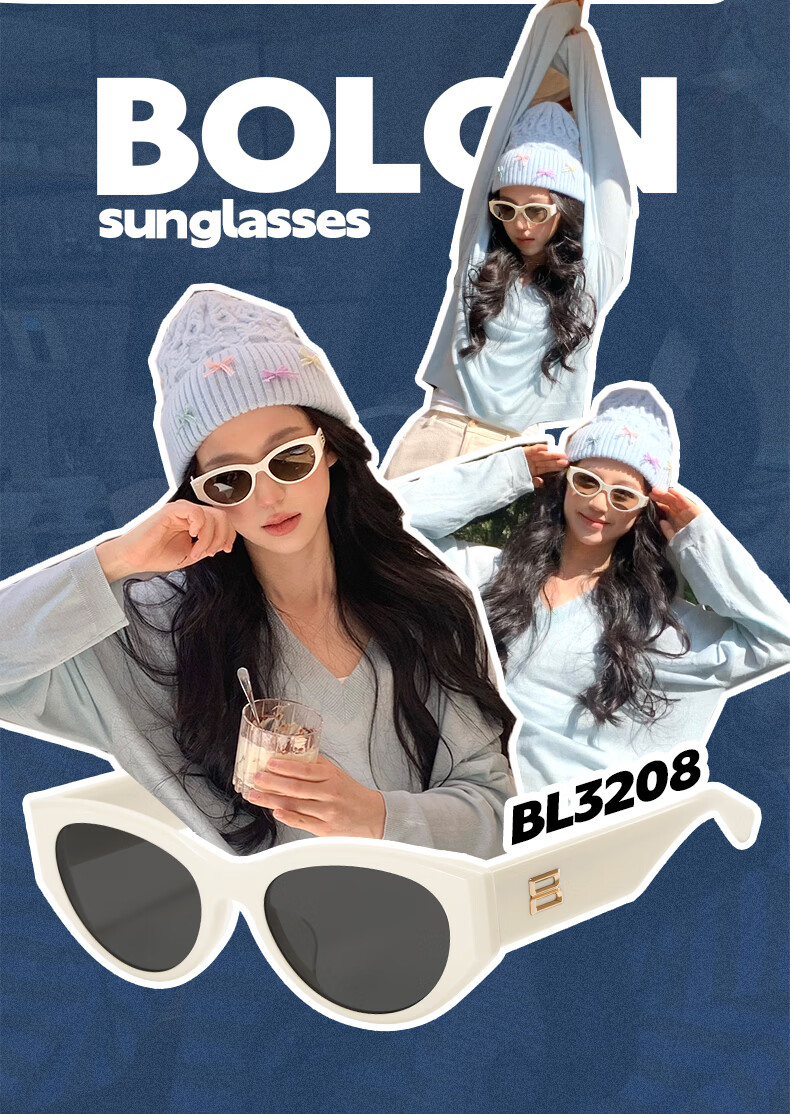 BOLON Bolon Eyewear 2026 Cat Eye Polarized Sunglasses Unisex Driving Sunglasses BL3308C20 2