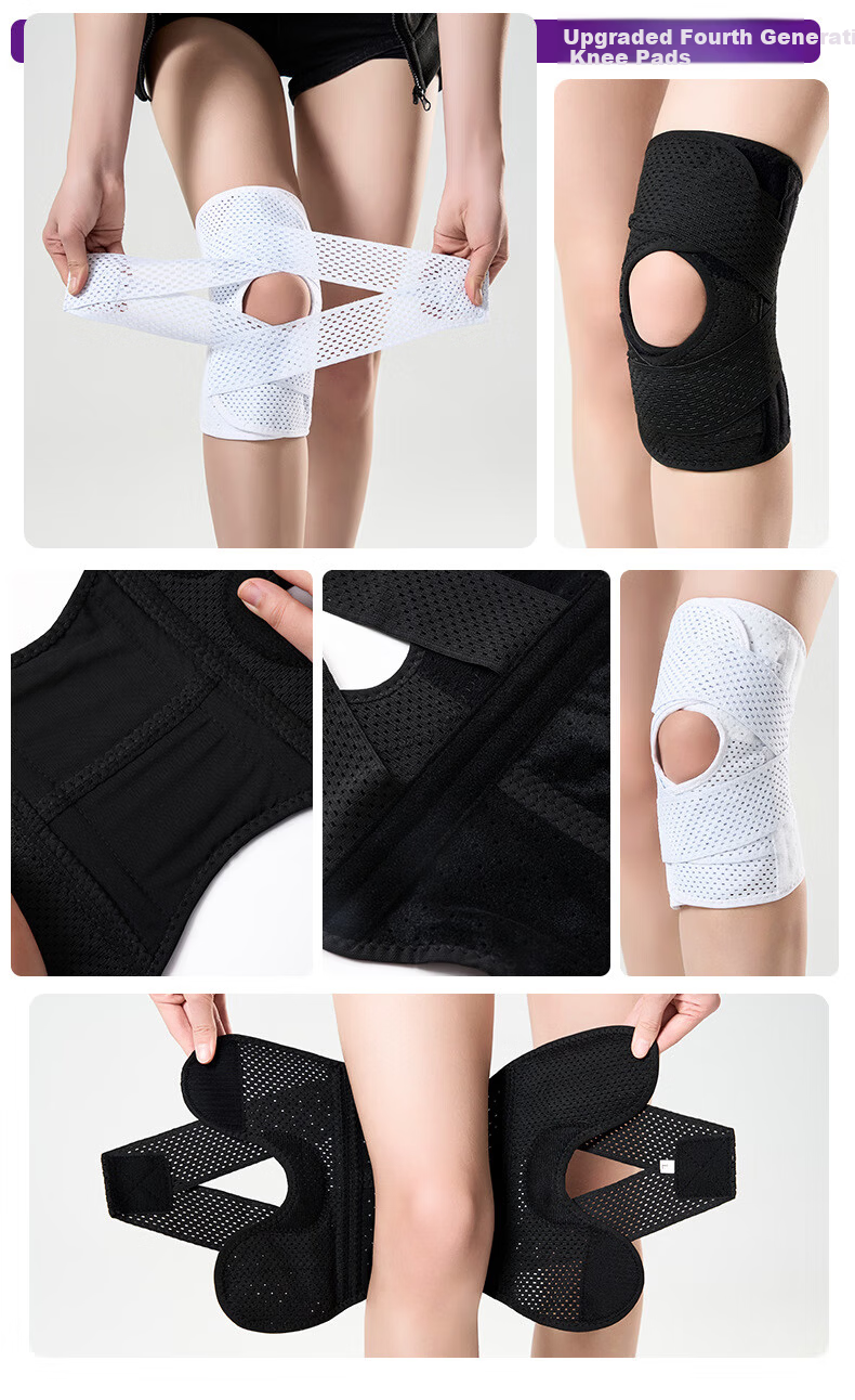 Langsha Knee Brace for Meniscus Injury Sports Knee Support Protective Running Knee Joint Brace Synovitis Special Badminton Summer 10