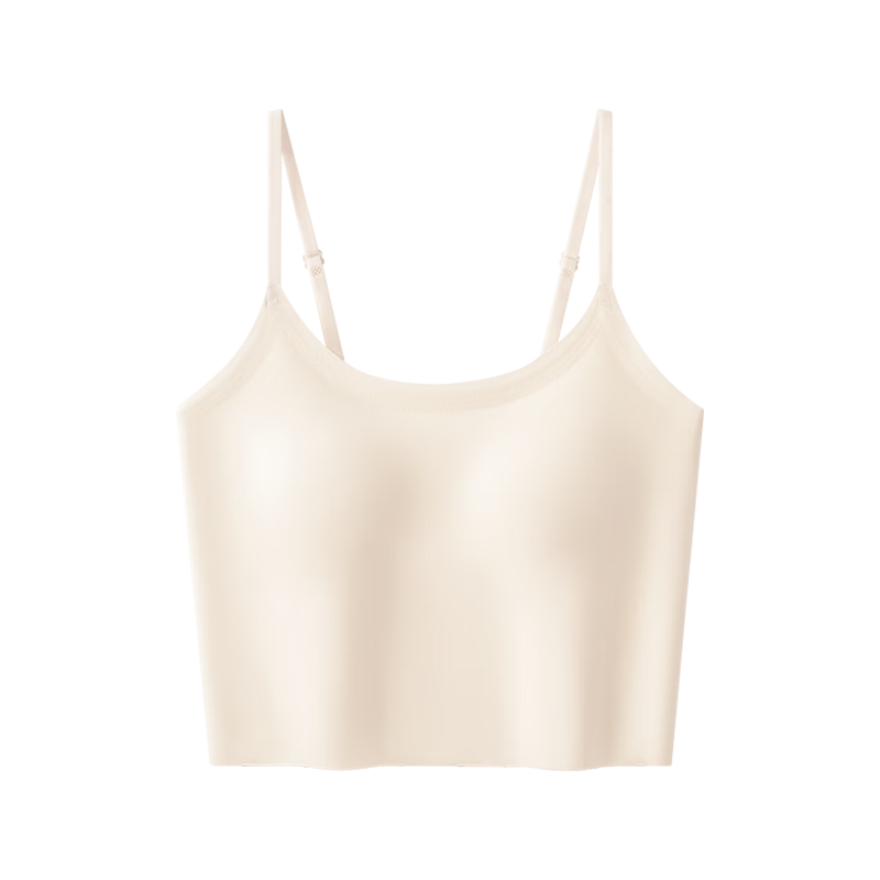 Dushiliren Women's Camisole Tank Top, Casual Versatile Basic Foundation Liquid Bra, Women's Camisole with Chest Pads, Suitable for Outer Wear