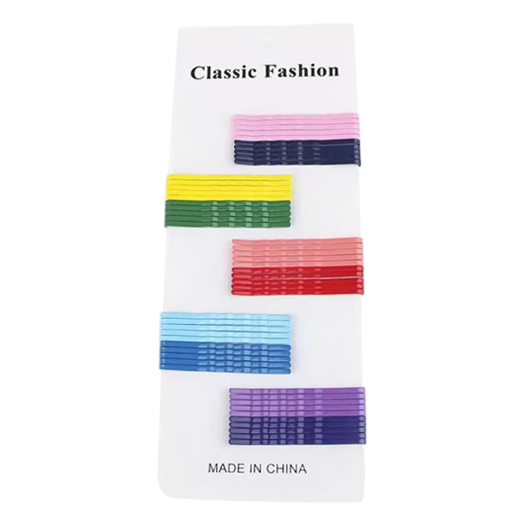 Chense Hair Clip, Barrette, Colorful Hairpin, Bun Maker, Bangs Clip, Side Clip, Flyaway Hair Clip, Bangs Clip