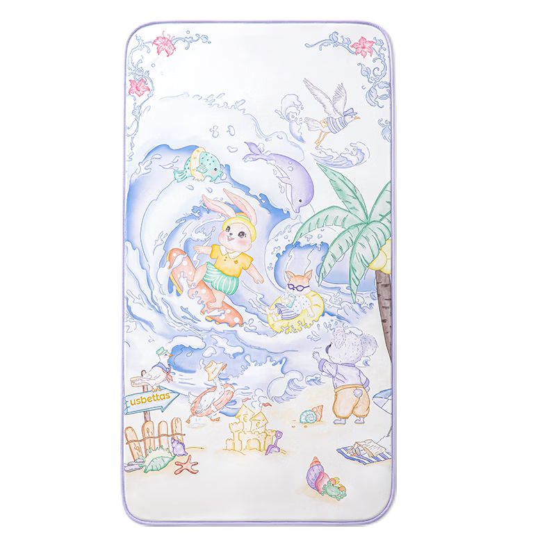 Betis Baby Cooling Mat Soft Breathable Ice Thin Pad Toddler Kindergarten Nap Mat Summer Party 100*56cm