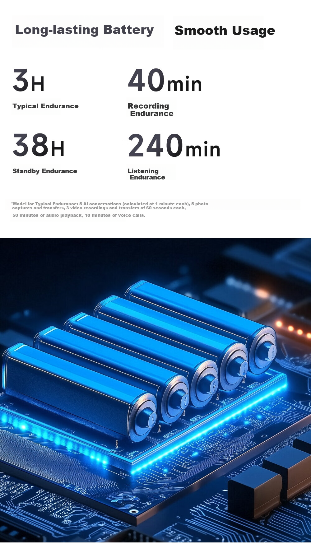 KTC AI Translation Smart Glasses Real-time Conversation Simultaneous Translator Xiaomi Alternative Portable Travel Meeting Assistant Bluetooth Recording Audio Glasses KTC-G1 23