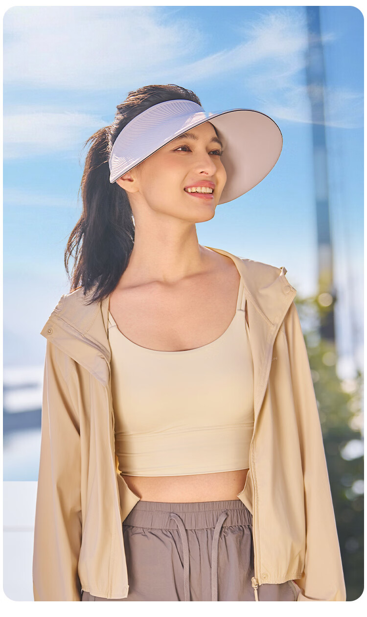 Zhenxiang Women's Spring Summer Solid Color Versatile Fashion Seamless Topless Sun Protection Sports Cap UV Protection K751 7