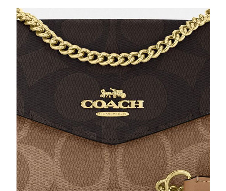 COACH KLARE Classic Logo Women's Shoulder Crossbody Envelope Bag 18