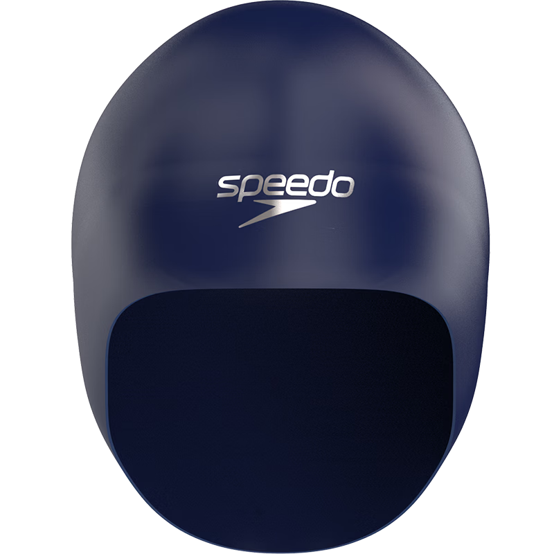 Speedo Racing Swim Cap 3D Smart Fit Professional Training Sharkskin Silicone Waterproof Swim Cap Dark Blue M