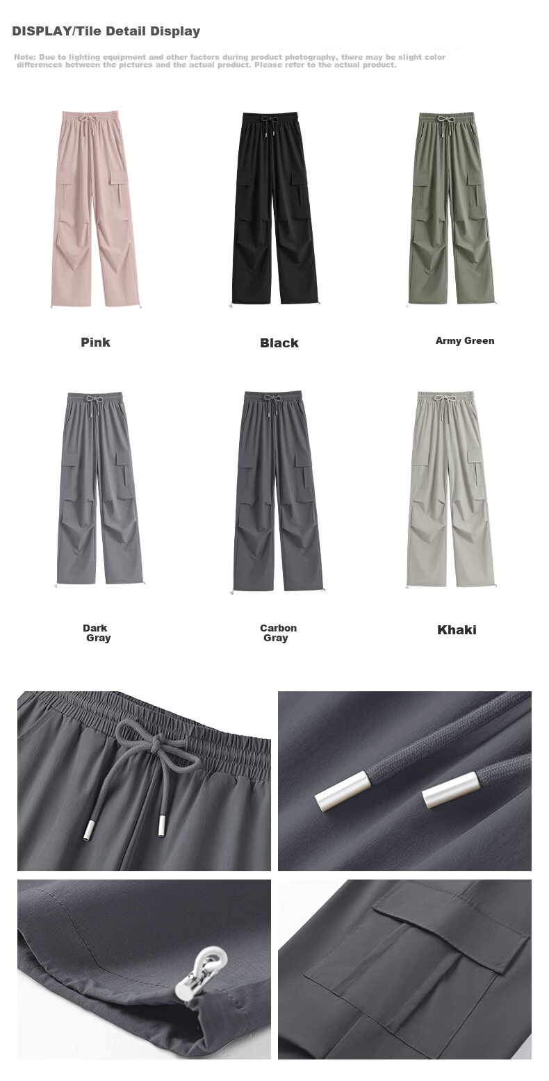 TonLion Women's Summer Workwear Pants New Cool-Touch Straight-Leg Jogger Convertible Elastic Slim Fit Sports Trousers 21