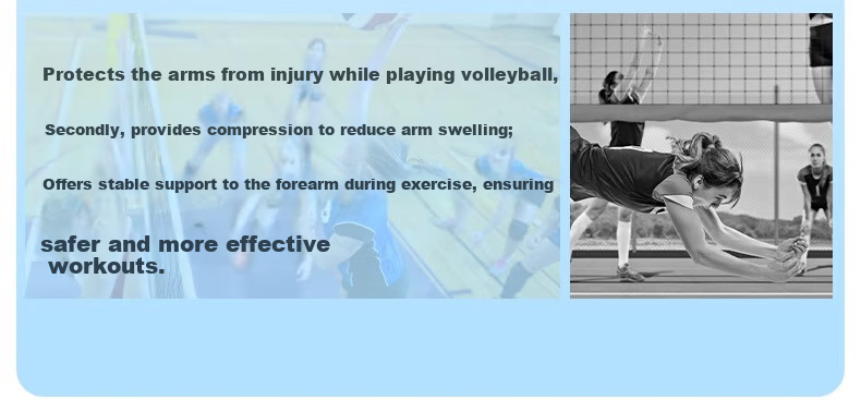 Li-Ning Professional Volleyball Wristbands for Middle School Exam Students, Unisex Volleyball Arm Sleeves Sports Protective Gear 4