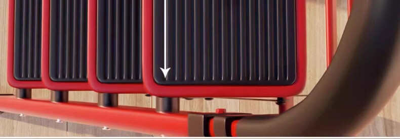 DELIXI Electric Household Ladder Multifunctional Folding Ladder Thickened Non-Slip Steps Handrail Off-White A-Frame Ladder 5 Steps 11