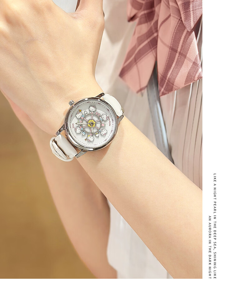 ZGO Sanrio Hello Kitty Official Carousel Watch for Girls Students Middle and High School 18