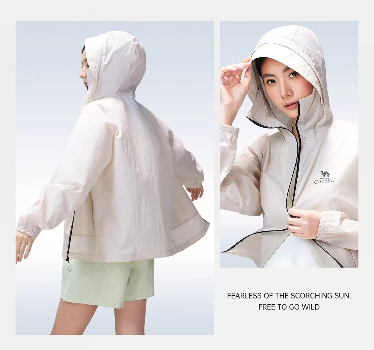 CAMEL [Wang Junkai Edition] Outdoor Sun Protection Jacket 2026 Spring Summer UV Protection Unisex Coat G028 14