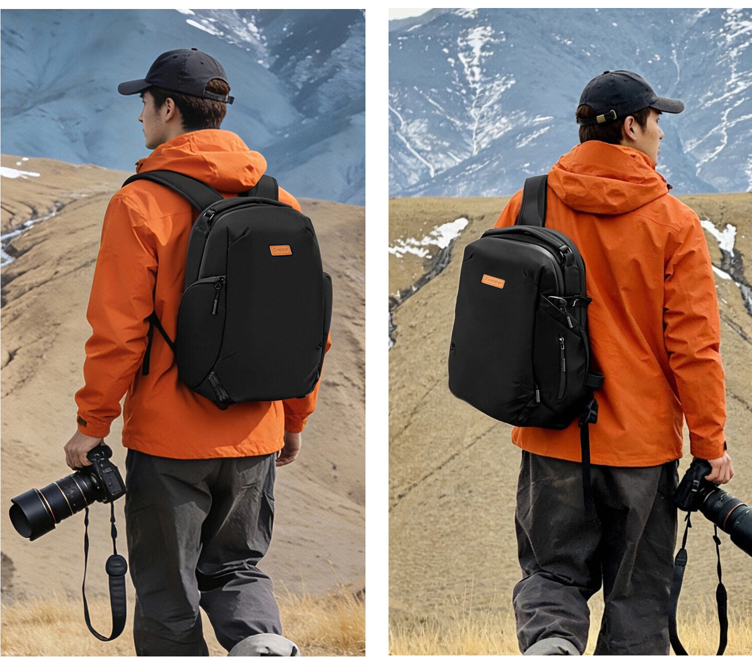 CWATCUN Kaden DSLR Camera Bag Multifunctional Waterproof Commuter Photography Backpack 20