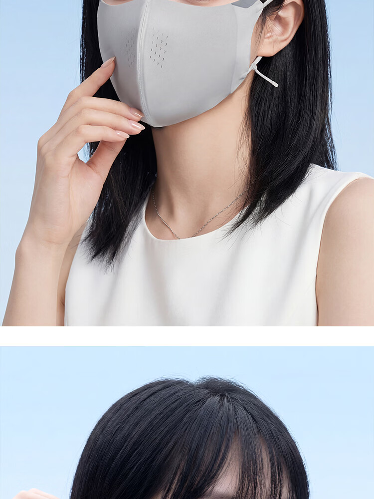 EFZ Ice Silk Sun Protection Mask for Women Summer UV Protection Breathable 3D Eye-Covering Full Face Sun Shield for Cycling 13