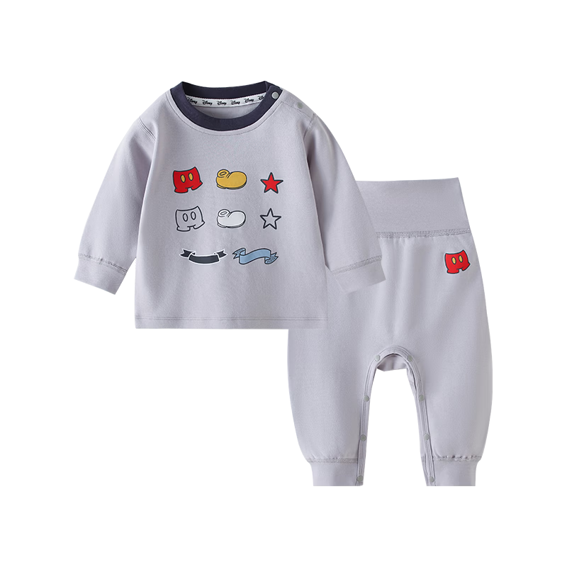 Disney Kids Pajamas Baby Cotton Autumn Clothes Boys Girls Homewear Set Infant Clothing Spring Autumn 100