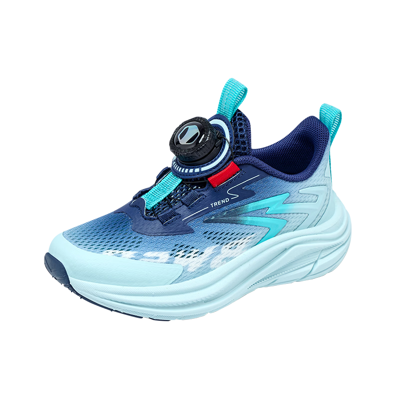 BIG WASP Boys' Running Shoes Spring 2026 New Children's Sports Shoes D112611592W Dark Blue Moon (Single Mesh)