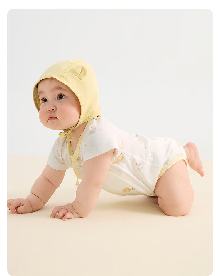 Balabala【balaOne】Kids Baby Triangle Shirt Romper 2026 Summer Two-Piece Set Fresh 14