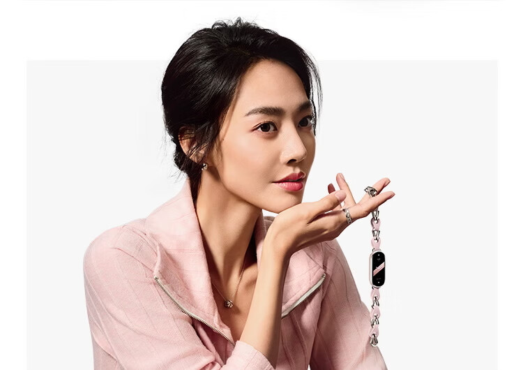 MI Smart Band Fashion Hollow Bracelet Pink Gold 3