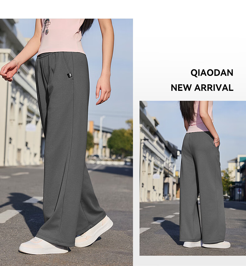 Jordan Women's Pants 2026 Summer New Casual Knit Straight-Leg Sports Trousers for Women 2
