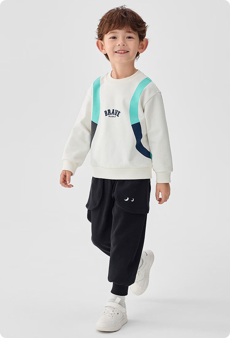 Balabala Kids Sweatshirt Boys Inner Wear 2025 Spring Printed Top [Mall Same Style] 201125121101 9