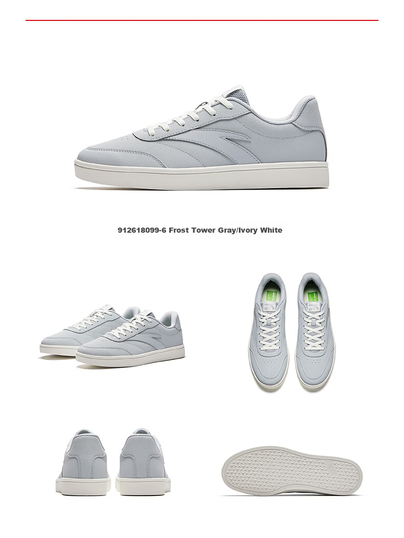 ANTA Vitality | Men's Skateboard Shoes, Classic Thin-Soled Low-Top Simple Commuter Skateboard Sneakers, Father's Day Gift 16