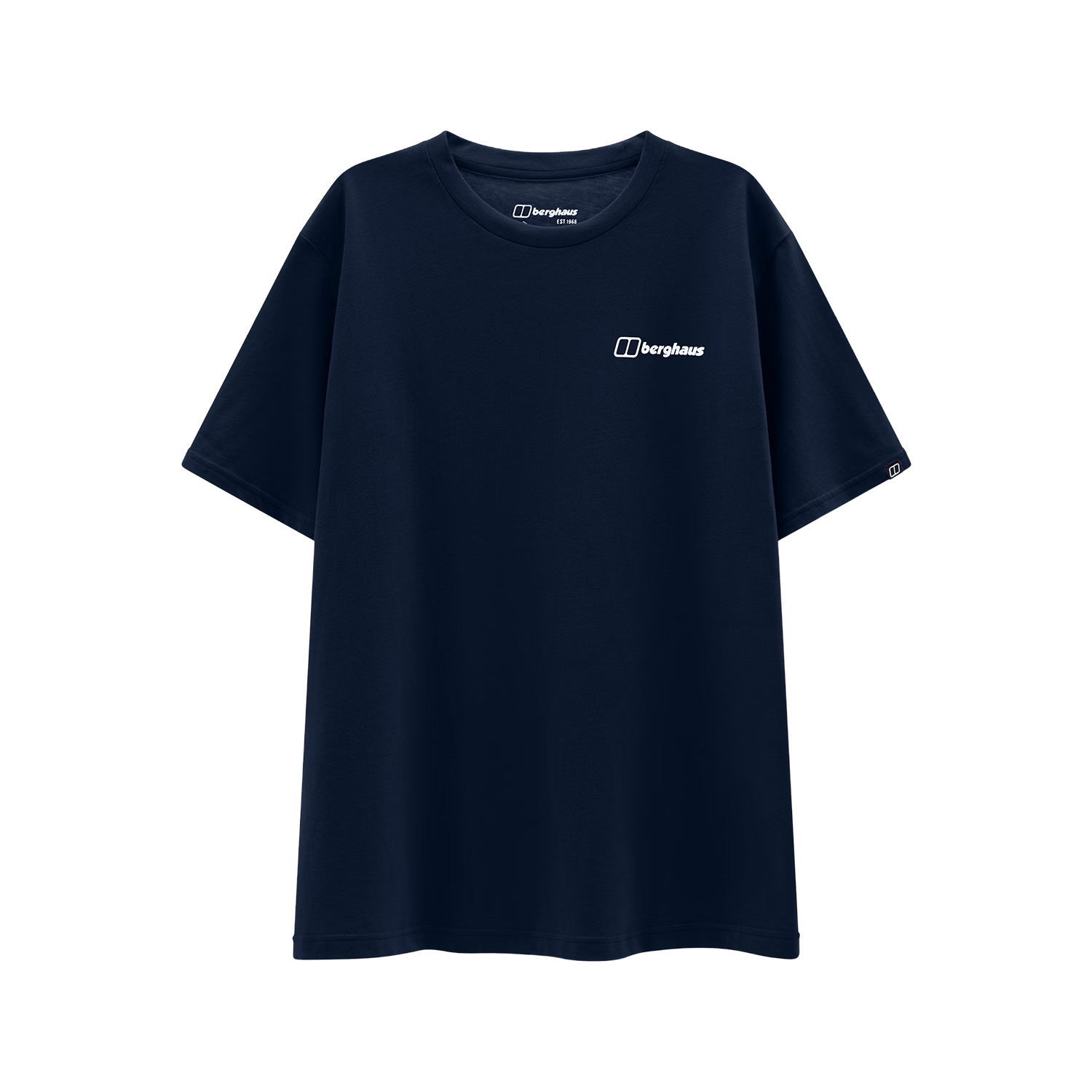 Berghaus 26 Summer New Graphic3 Lightweight Breathable Outdoor Commuting Men's Short Sleeve T-Shirt Dark Night Black M