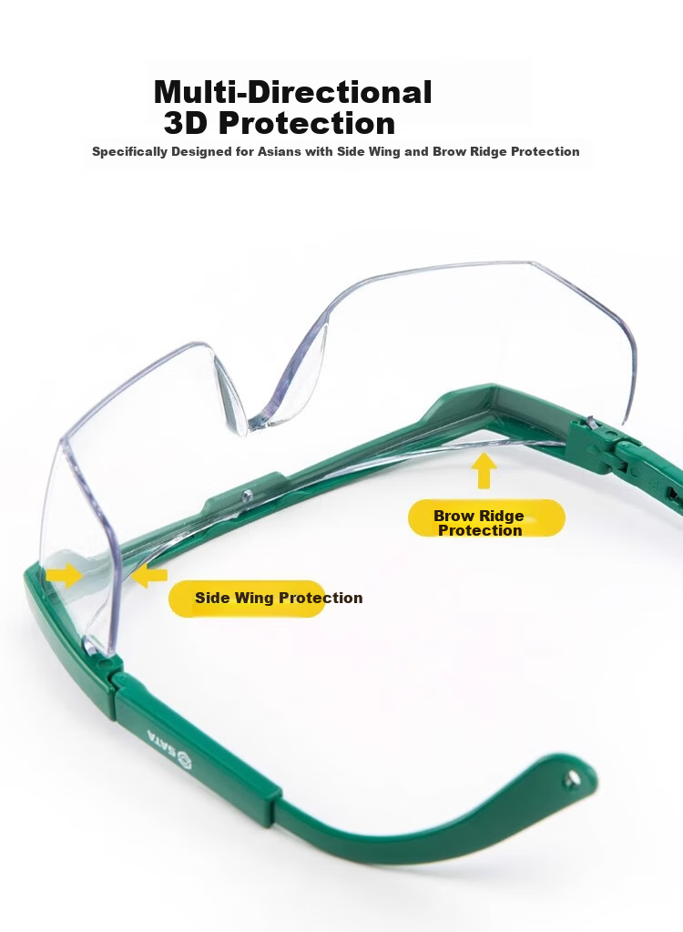 SATA Anti-Fog Protective Goggles High-Definition Industrial Cutting Splash Grinding Dustproof Windproof Safety Glasses YF0301 5