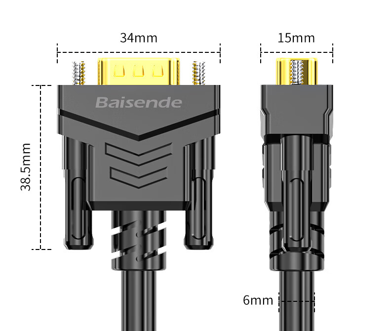 Bosender DB9 Serial Cable 1.5m RS232 Female to Female Direct Extension Cable DB9 Pin Connector BSD-CK-ZMM15 11