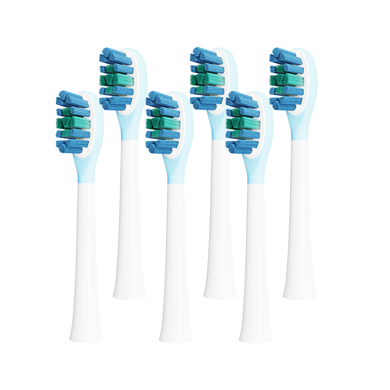 Dr. A Compatible Usmile Smile Plus Electric Toothbrush Heads Adult Y30/Y30S/Y30 Pro/P20/P20 Pro/P10S/P30 Universal Replacement Soft Shock Absorption Cleaning 6-Pack