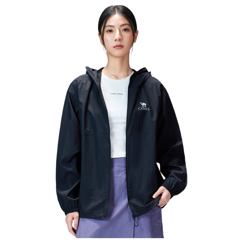 CAMEL [Wang Junkai Edition] Outdoor Sun Protection Jacket 2026 Spring Summer UV Protection Unisex Coat G028