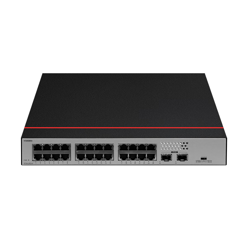 HUAWEI S1730S-L24T2S Gigabit Switch with 24 Gigabit Ethernet Ports + 2 Uplink Optical Ports, Enterprise-Grade Ethernet Network Splitter for Home And Office Use