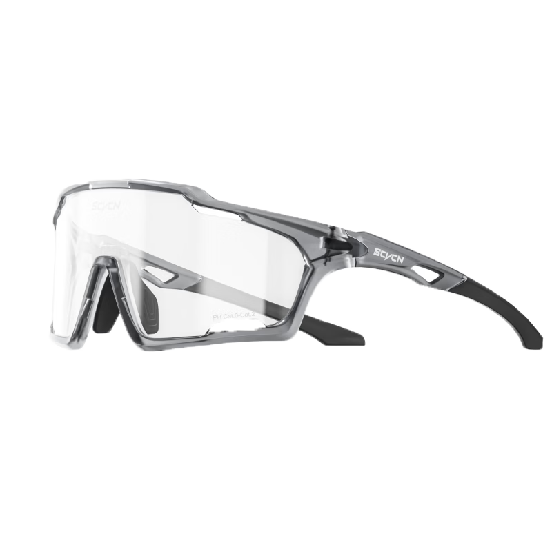 SCVCN Cycling Glasses Photochromic Road Bike Professional Windproof Sports Prescription Day and Night Unisex