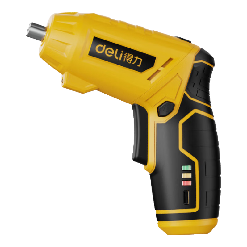 Deli Electric Screwdriver, Hand Drill, Rotatable Electric Screwdriver, Power Tool Box Set