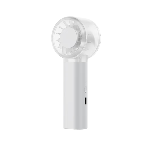 JD Jingzao Mini Pocket Handheld Fan Small Camping Electric Fan Portable Dorm Outdoor Fan White