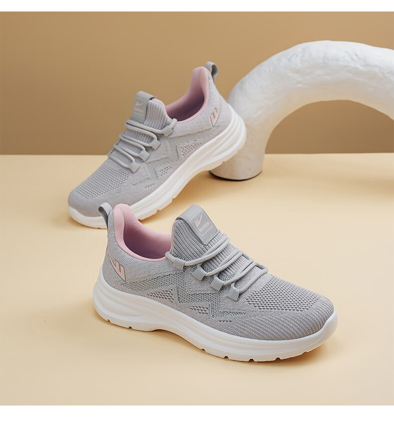 Warrior Women's Summer New Walking Shoes Soft Sole Breathable Mesh Casual Sports Shoes 1979 Purple Size 40 17