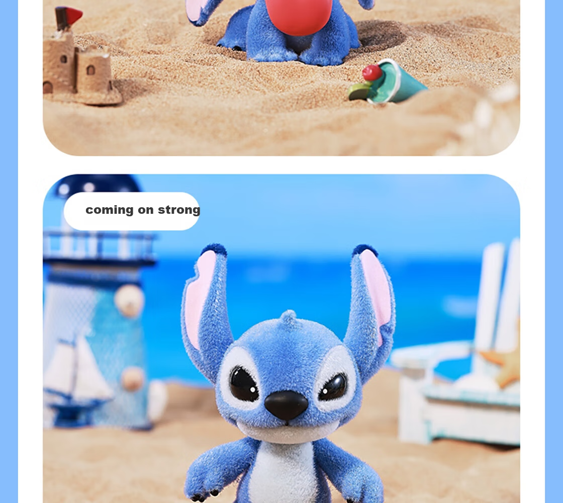 MINISO Disney Lilo & Stitch Plush Blind Box Figurine Toy Birthday Gift Display Box 12