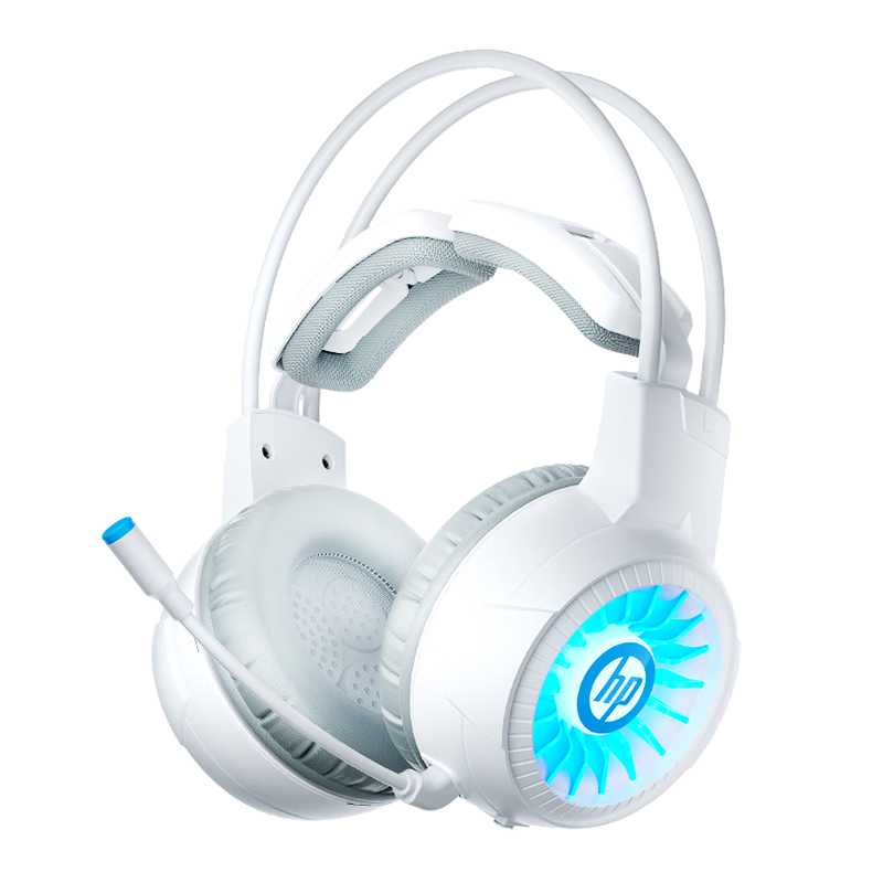 HP Over-Ear Gaming Headset Wired Earphones with Noise-Cancelling Microphone 7.1 Surround Sound for Delta Operation Game Internet Cafe Laptop Desktop Compatible